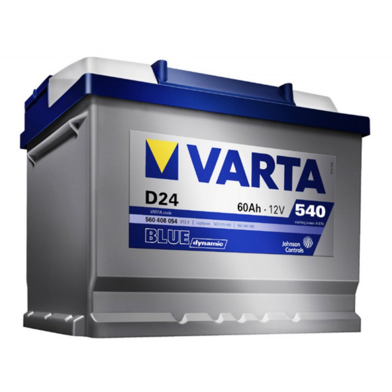 BATTERIA AVVIAMENTO 12V 60AH POLO POSITIVO A DESTRA. SPUNTO 540A