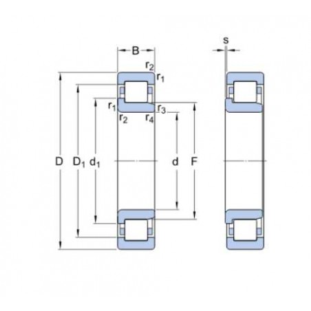 Cuscinetto A Rulli Cilindrici NU 2205 ECP 25x52x18mm - Per Applicazioni Industriali E Meccaniche - Foto 11