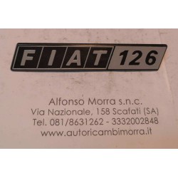 Fregio post. Fiat 126...