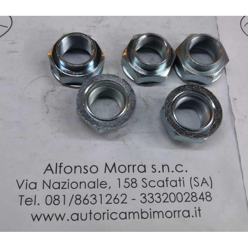 Cragar Set Da 24 Dadi Mag Standard 7/16-20 - Finitura Nera Con Rondella Centrale Cromata Per Ruote SS